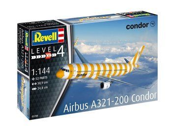 Збірна модель 1:144 авіалайнер AirbusA321-200 Condor Revell 03788 REV03788 фото