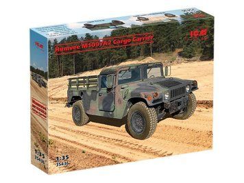 Збірна модель 1/35 Бронеавтомобіль Хамві М1097А2 транспортер вантажів ICM35436 фото