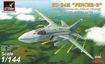 1/144 Сухой Су-24М ударний літак (Armory 14702) збірна модель AR14702 фото