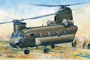Збірна модель гелікоптера CH-47D CHINOOK HB81773 фото