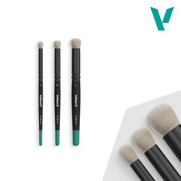 Набір пензлів з натурального ворсу Dry Brush Set (S, M, L) VAL B07990 VAL B07990 фото