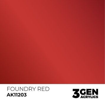 FOUNDRY RED &ndash; METALLIC / ЛИВАРНИЙ ЧЕРВОНИЙ МЕТАЛІК AK11203 фото