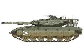 Збірна модель ізраїльського танка IDF Merkava Mk.IIID HB82916 фото