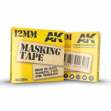 MASKING TAPE: 12MM / Маскувальна стрічка 12мм AK8204 фото