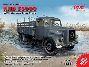 Німецький армійський вантажний автомобіль KHD S3000 ICM35451 фото