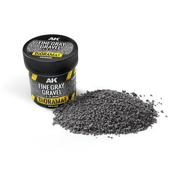 Fine Gray Gravel 1-3 mm / Дрібний сірий гравій 1-3 мм AK-Interactive AK8308 AK8308 фото