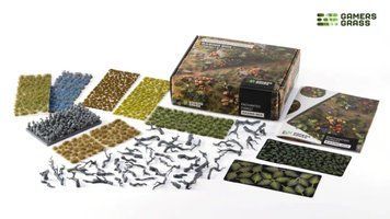 Набір для декорування підставок чарівний ліс Enchanted Forest Basing Box Gamers Grass GGSB-EFBB GGSB-EFBB фото