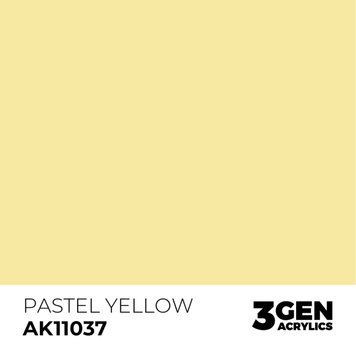 PASTEL YELLOW - PASTEL / ПАСТЕЛЬНИЙ ЖОВТИЙ AK11037 фото