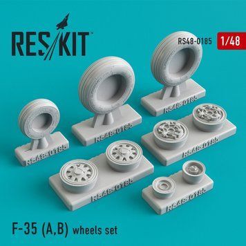 Масштабна модель Комплект коліс F-35 (A , B) (1/48) RS48-0185 фото