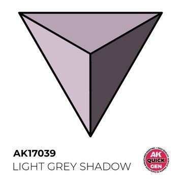 Акрилова фарба LIGHT GREY SHADOW / Світло-сіра тінь QUICK GEN COLOR AK-interactive AK 17039 AK17039 фото