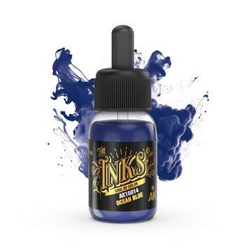 Акрилове чорнило OCEAN BLUE / ОКЕАНІЧНО-СИНІЙ &ndash; INK AK16014 AK-інтерактив AK16014 фото