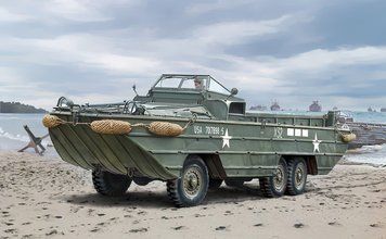 Збірна модель 1/72 Машина-амфібія DUKW 2 1/2 тонни IT7022 фото