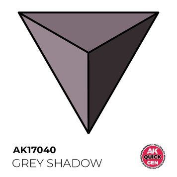 Акрилова фарба GREY SHADOW / Сіра тінь QUICK GEN COLOR AK-interactive AK 17040 AK17040 фото