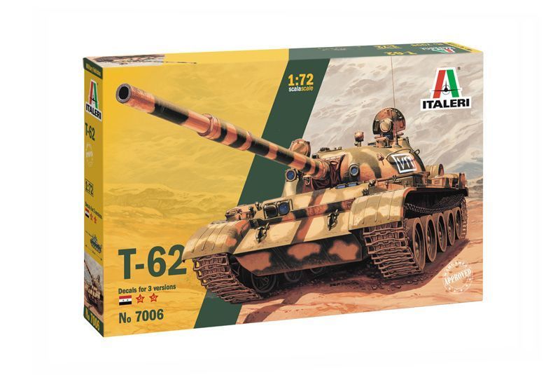 Збірна модель 1/72 Танк Т-62 IT7006 фото