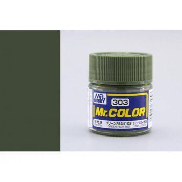 Green FS34102 semigloss, Mr.Hobby C303 фото