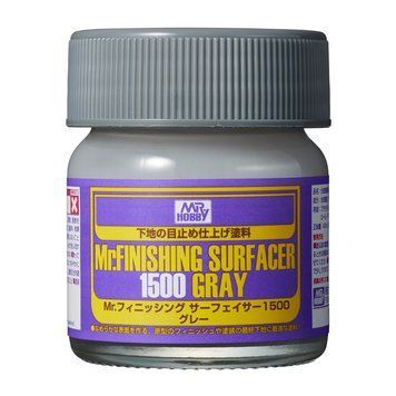 Mr. Finishing Surfacer 1500 Gray 40ML / Сірий ґрунт на нітрооснові SF289 фото