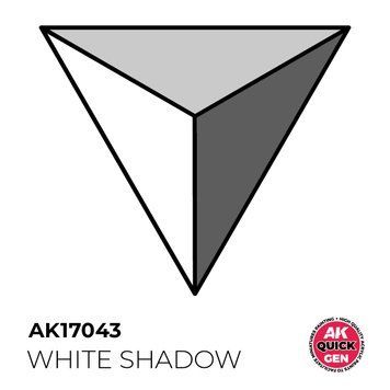 Акрилова фарба WHITE SHADOW / Біла тінь QUICK GEN COLOR AK-interactive AK 17043 AK17043 фото
