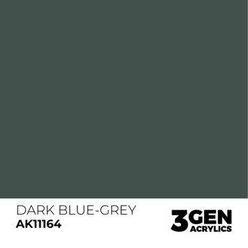 Акрилова фарба DARK BLUE-GREY &ndash; STANDARD / ТЕМНО-СИНІЙ-СІРИЙ AK-interactive AK11164 AK11164 фото
