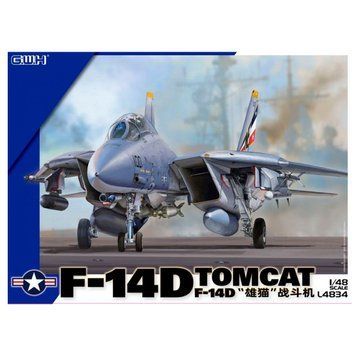 Збірна модель 1/48 Літак F-14D Tomcat L4834 фото