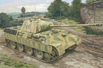 Збірна модель німецької Sd.Kfz.171 Pz.Kpfw.Ausf A HB84830 фото