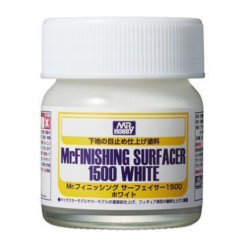 Mr. Finishing Surfacer 1500 White (40ml) / Білий ґрунт на нітрооснові SF291 фото