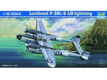Збірна модель літака Lockheed P-38L-5-LO lightning TR02227 фото