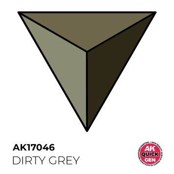 Акрилова фарба DIRTY GREY / Брудний сірий QUICK GEN COLOR AK-Interactive AK 17046 AK17046 фото
