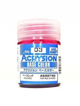 Acrysion Base Color (18 ml) Base Red / Акрилова фарба (Базовий червоний) BN03 фото