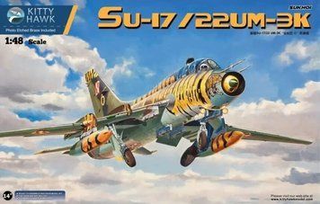 Збірна модель Літак 1/48 Су-17, Су-22 UM3K/UM4 "Fitter G" KH80147 фото
