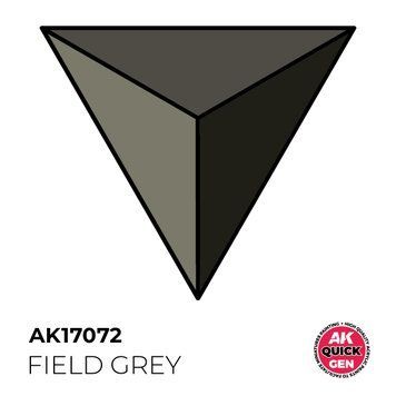 Акрилова фарба FIELD GREY / Сірий польовий (військовий) QUICK GEN COLOR AK-interactive AK 17072 AK17072 фото