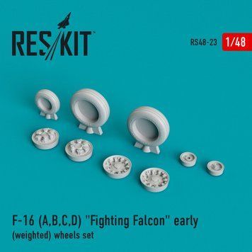 F-16 (A) "Fighting Falcon" wheels set (1/48) RS48-0023 фото