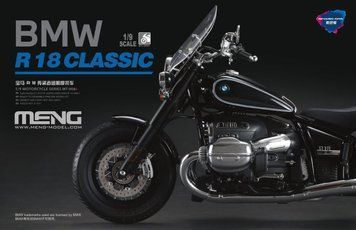 Збірна модель 1/9 Мотоцикл BMW R18 Classic (попередньо пофарбована версія) MT-006s фото