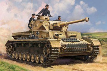 Збірна модель німецького середнього танка Pzkpfw IV Ausf.F2 HB84840 фото