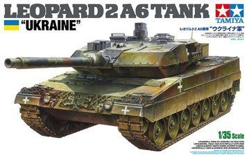 Збірна модель 1/35 танк Леопард 2 A6 Україна Тамія TAM25207 фото