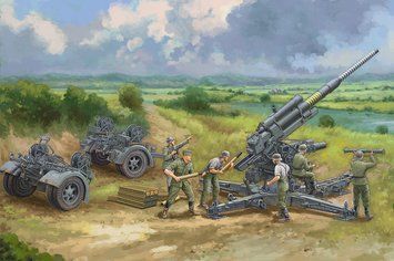 Збірна модель німецької гармати 8,8 см Flak 36/37 TR02359 фото