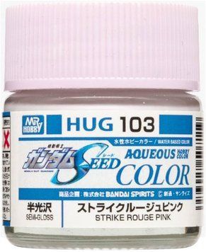 Aqueous Gundam Color STRIKE ROUGE PINK / Рум'яно-рожевий напівглянсовий HUG103 фото