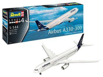 Збірна модель 1/144 авіалайнер Airbus A330-300 - Lufthansa "New Livery" Revell REV03816 фото