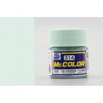 Blue FS35622 semigloss, Mr. Color solvent-based paint 10 ml. (FS35622 Блакитний напівматовий) C314 фото