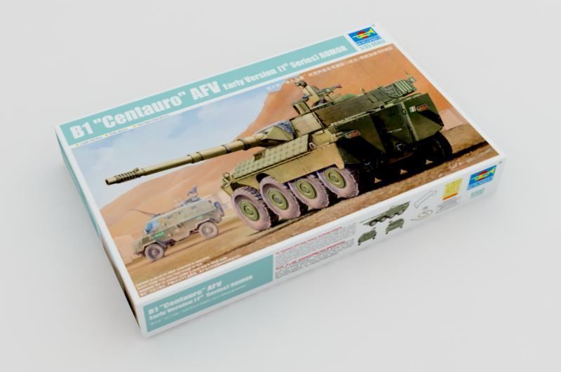 Збірна модель італійського важкого бронеавтомобіля Centauro ранньої модифікації TR01563 фото