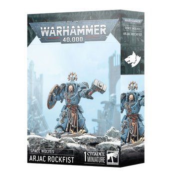 Ігровий набір Warhammer 40000 - SPACE WOLVES - ARJAC ROCKFIST 99120101439 фото