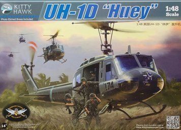 Збірна модель Гелікоптер 1/48 UH-1D "Huey" KH80154 фото