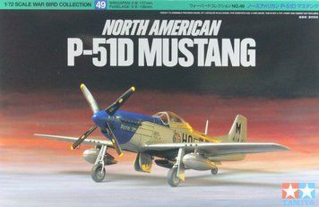 Збірна модель 1/72 винищувач North American P-51D Mustang TAM60749 фото