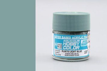 Фарба Mr. Hobby H418 (світло-сіра / RLM78 LIGHT BLUE) H418 фото