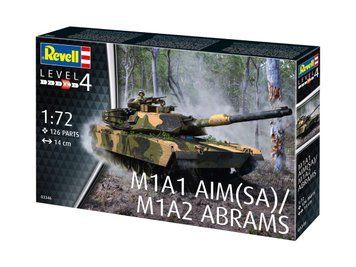 Збірна модель-копія Revell Танк Абрамс M1A1 AIM(SA)/ M1A2 рівень 4 масштаб 1:72 REV03346 фото