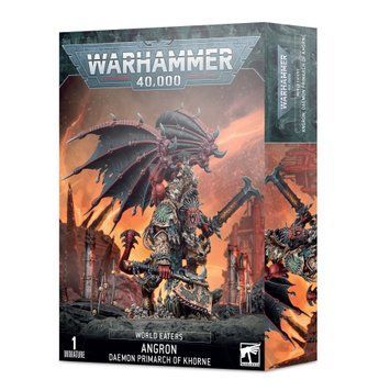 Ігровий набір WARHAMMER 40000: WORLD EATERS - ANGRON DAEMON PRIMARCH OF KHORNE 99120102152 фото