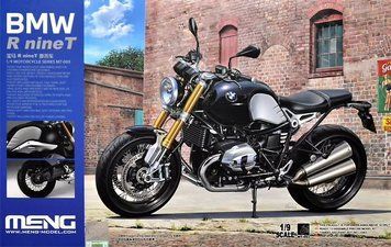 Збірна модель 1/9 мотоцикла MT003 BMW R nineT Meng Model MT-003 MT-003 фото