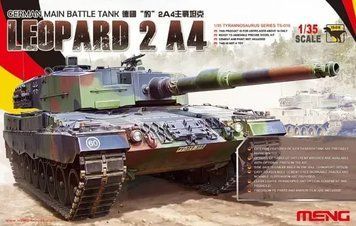 Збірна модель НІМЕЦЬКОГО ОСНОВНОГО БОЙОВОГО ТАНКУ LEOPARD 2 A4 TS-016 фото