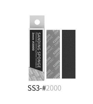 Набір гнучких брусків 3 мм, 2000 грит, 5 шт (3mm #2000 SANDING SPONGE 5PCS) Dspiae SS3-2000 SS3-2000 фото