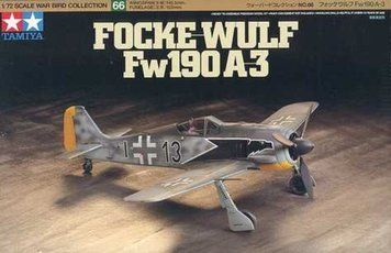 Збірна модель 1/72 Літак Focke-Wulf FW190 A-3 Тамія TAM60766 фото
