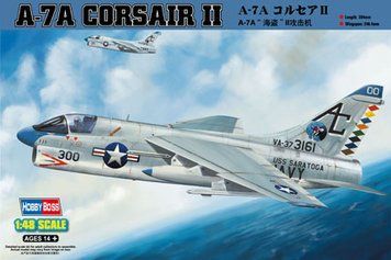 Збірна модель американського винищувача A-7A Corsair II HB80342 фото